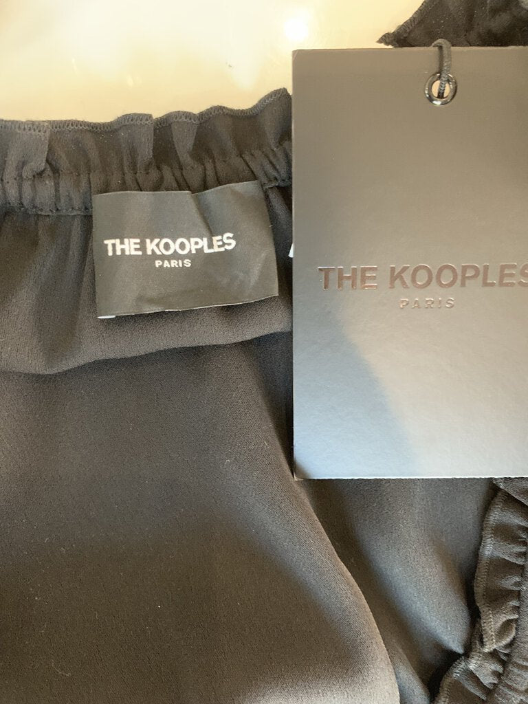 The Kooples Black Off The Shoulder S/L Top