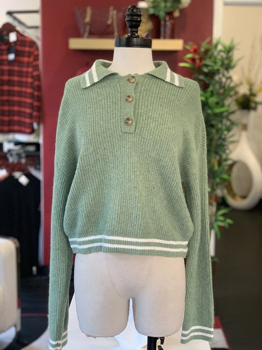 BP Green Varsity Sweater