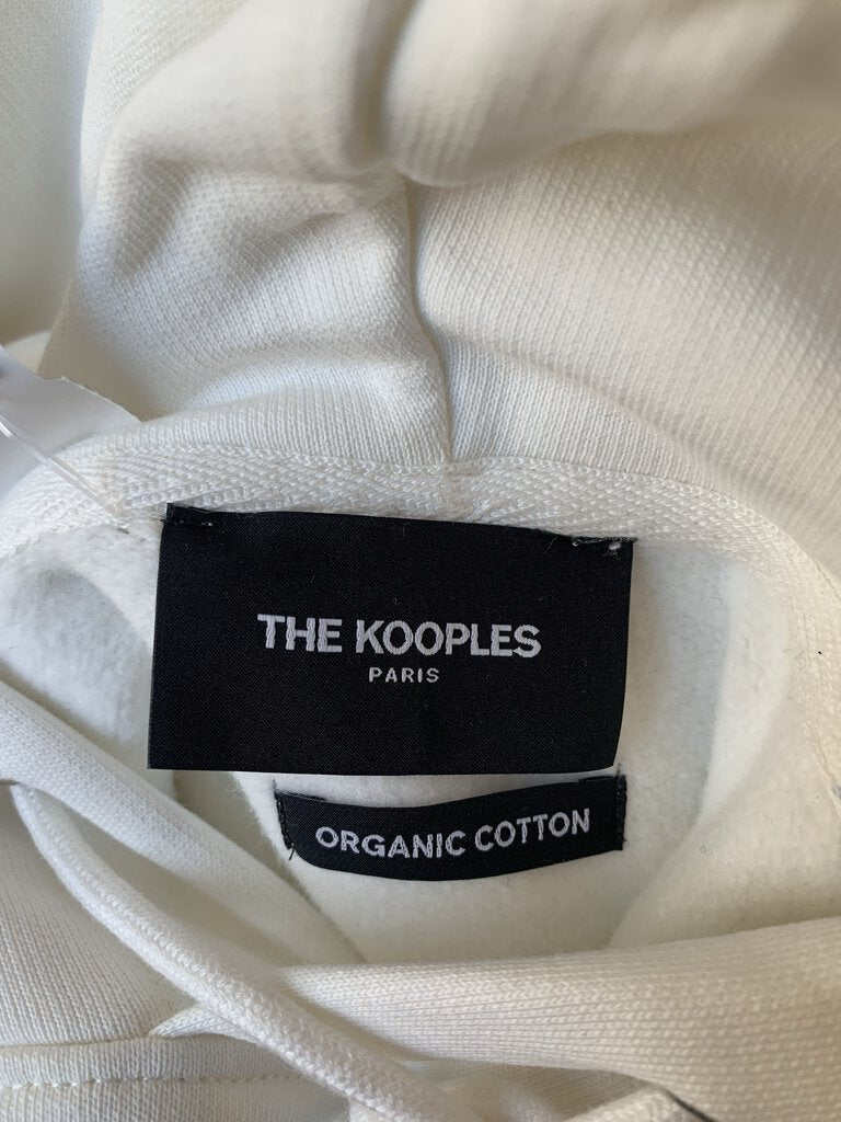 The Kooples White Hoodie w/Green/Pink Letters