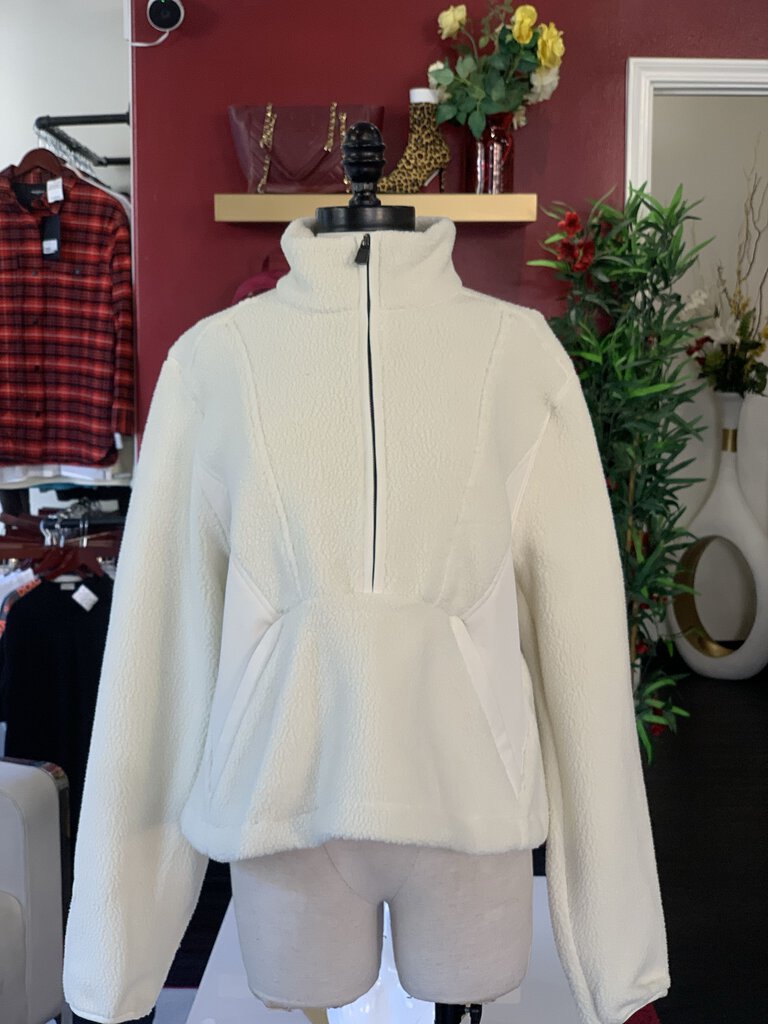 Cuts Cream Teddy Jacket