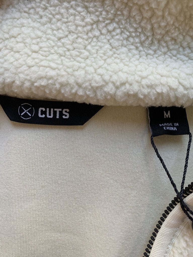 Cuts Cream Teddy Jacket