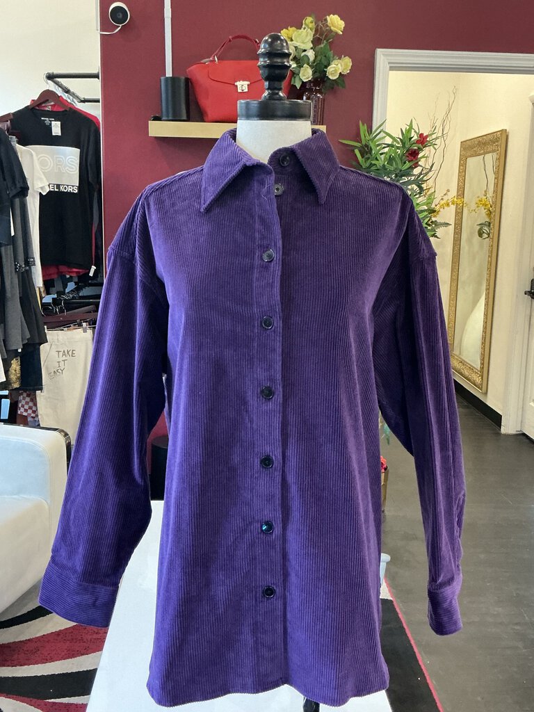 The Kooples Purple Corduroy Jacket