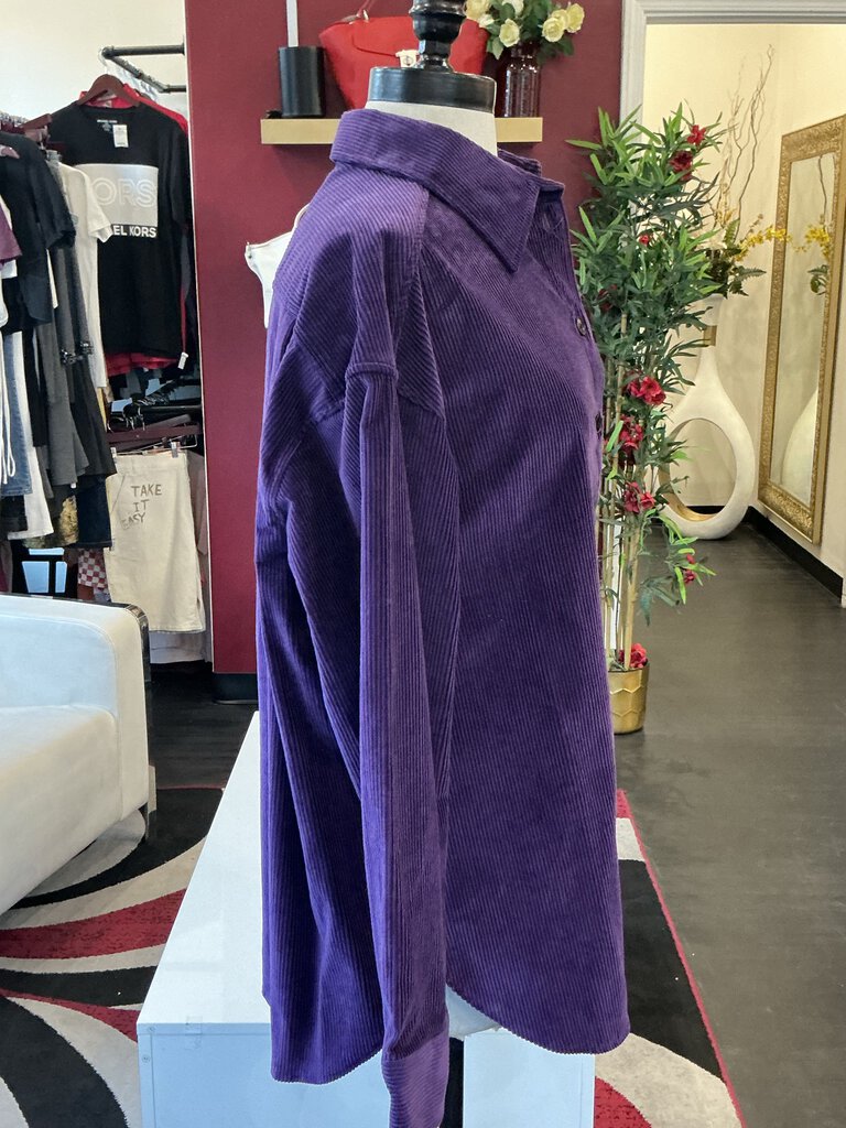 The Kooples Purple Corduroy Jacket