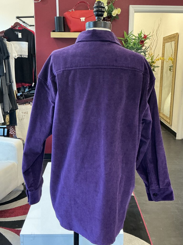 The Kooples Purple Corduroy Jacket