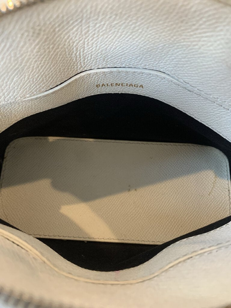 Balenciaga White Small Ville Tote