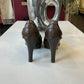 Celine Two Tone Brown Leather Heels