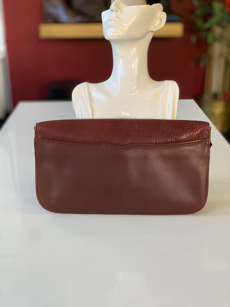 Cartier Vintage 1986 Burgundy Clutch