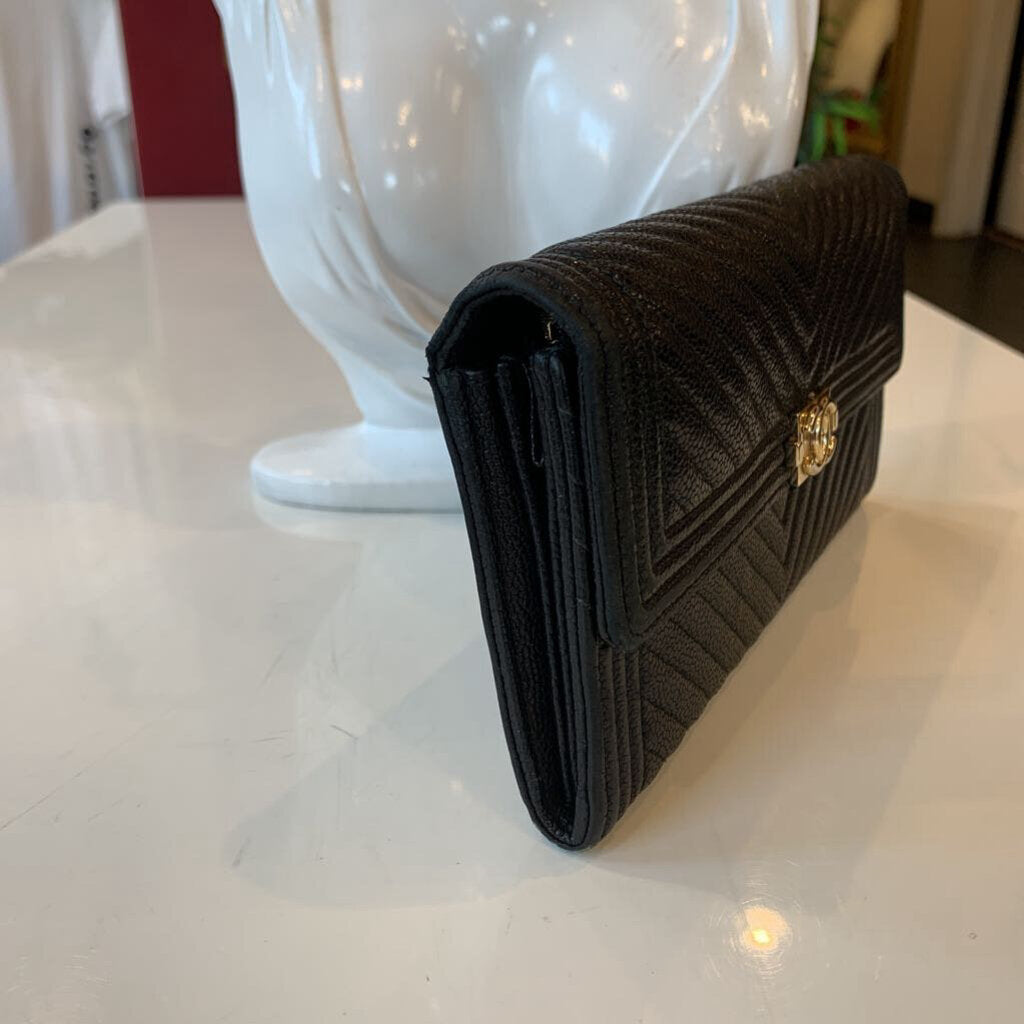 Chanel Black Cavier Wallet *AS IS*