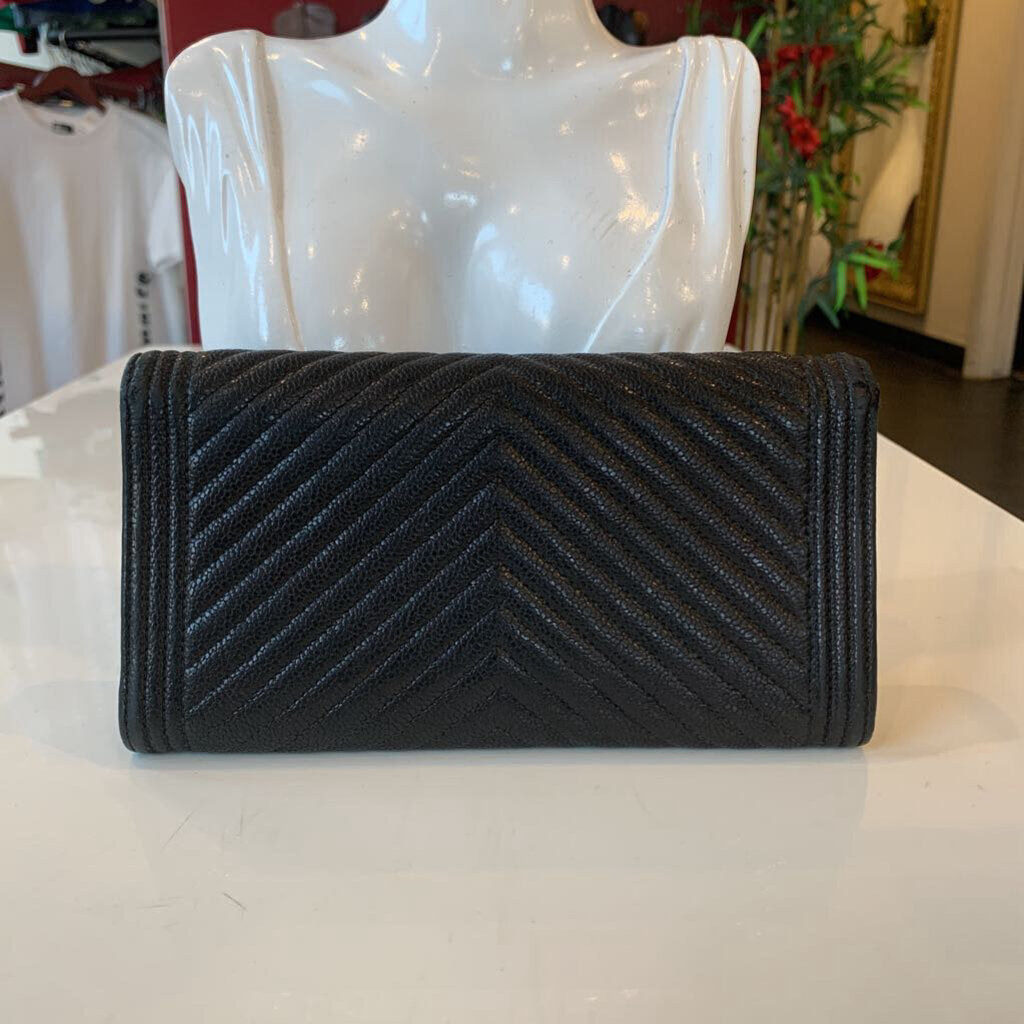 Chanel Black Cavier Wallet *AS IS*