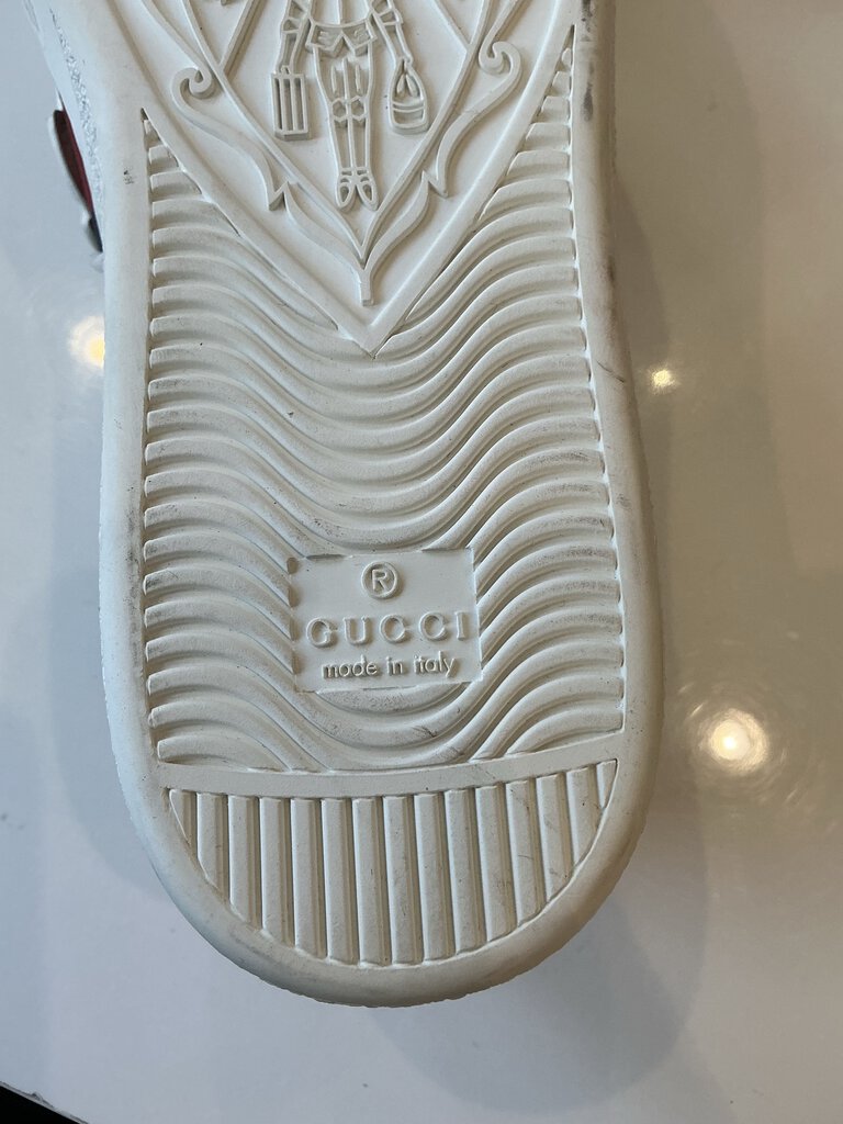 Gucci White Ace Low Top TIGER Sneakers