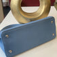 Louis Vuitton Blue Taurillon Capucines MM Shoulder Bag