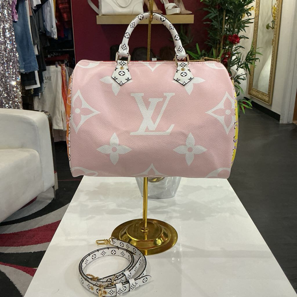 Louis Vuitton Speedy Bandouliere Bag Limited Edition Colored Monogram Giant 30 Handbag