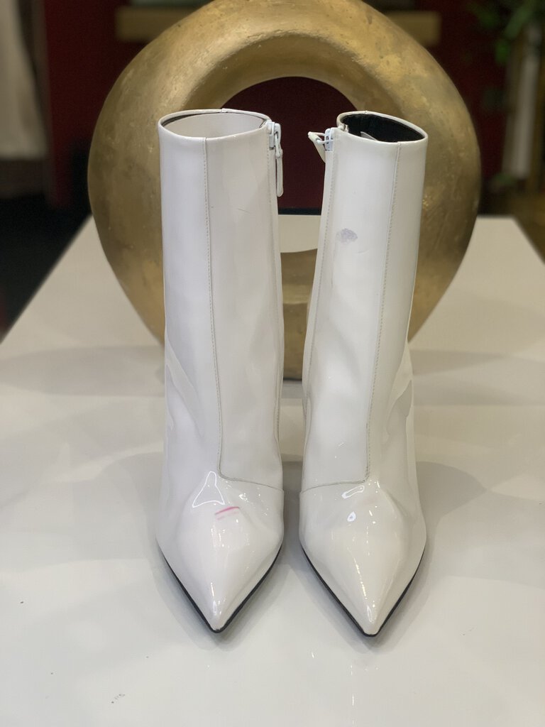 Balenciaga White Ankle Boots *AS IS*