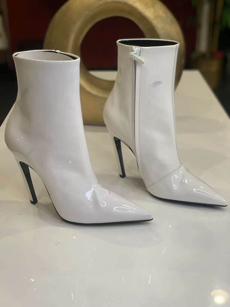 Balenciaga White Ankle Boots *AS IS*