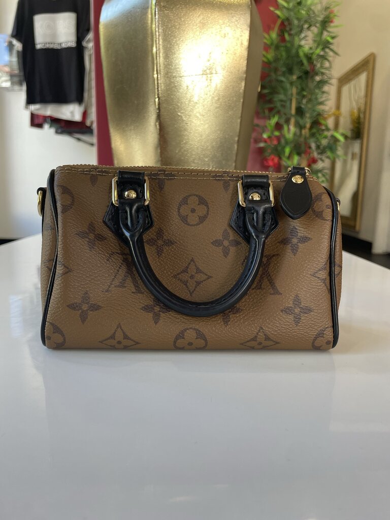Louis Vuitton x Sun Yitian Nano Speedy Reverse Canvas