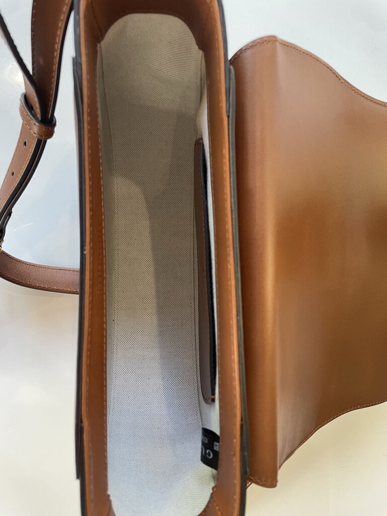 Gucci Cognac Charisma Calfskin Crossbody