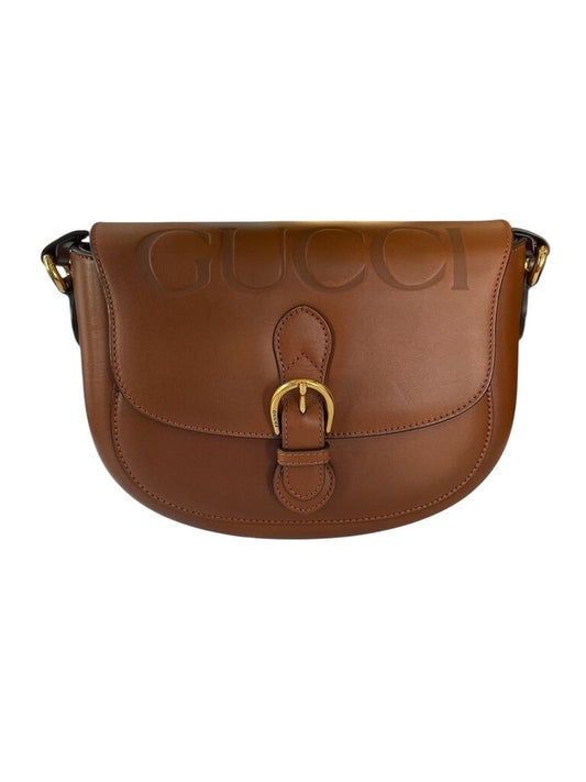 Gucci Cognac Charisma Calfskin Crossbody
