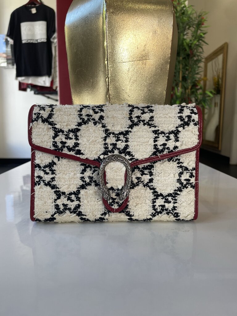 Gucci Tweed GG Dionysus Crossbody