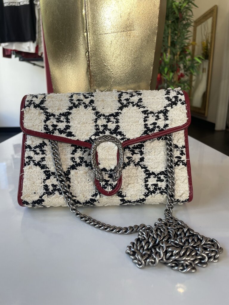Gucci Tweed GG Dionysus Crossbody