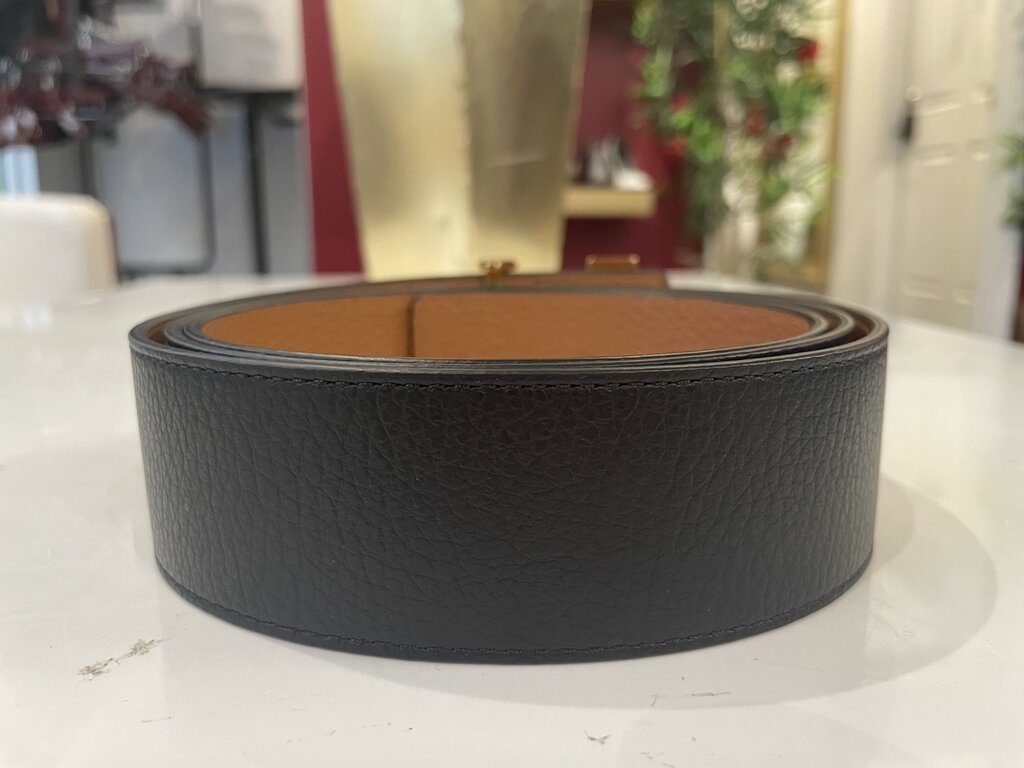 Louis Vuitton Gold Monogram Leather Belt