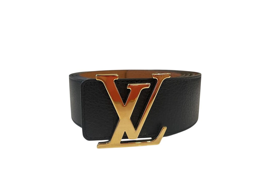 Louis Vuitton Gold Monogram Leather Belt – Maidenlane  display picture 2