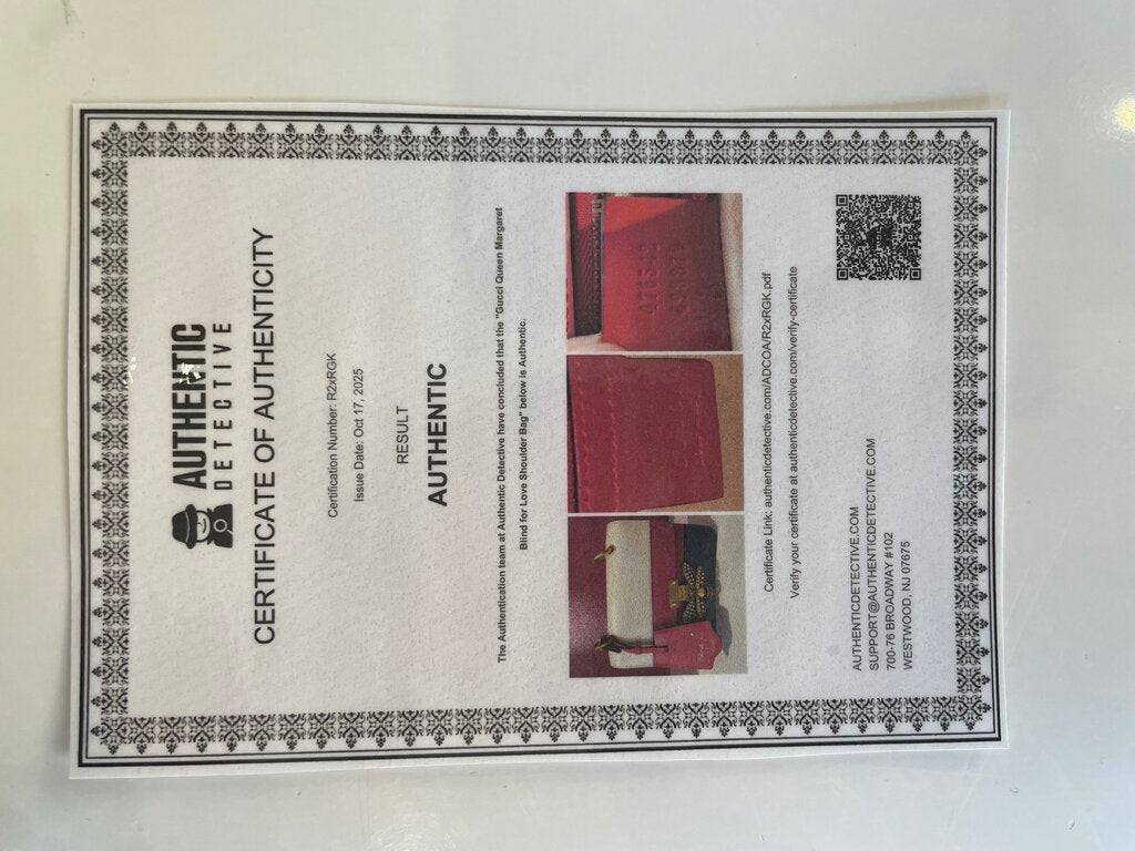 Gucci Queen Margaret Leather Handbag