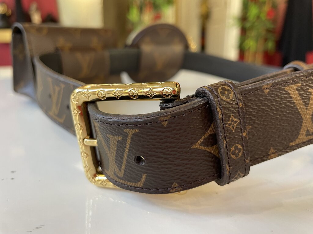 LV Monogram Multi Pocket Belt Bag