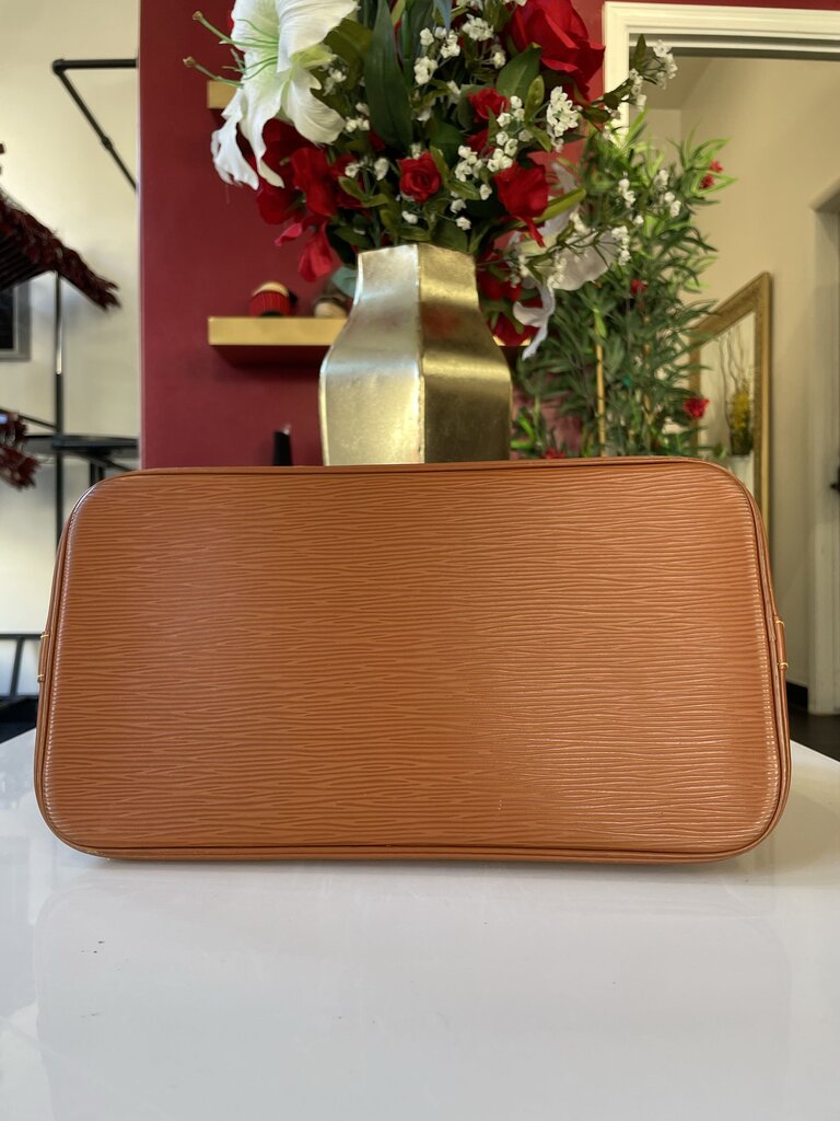 Louis Vuitton Alma Brown Epi Leather Handbag