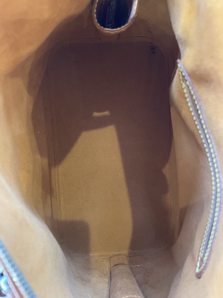 Louis Vuitton Alma Brown Epi Leather Handbag