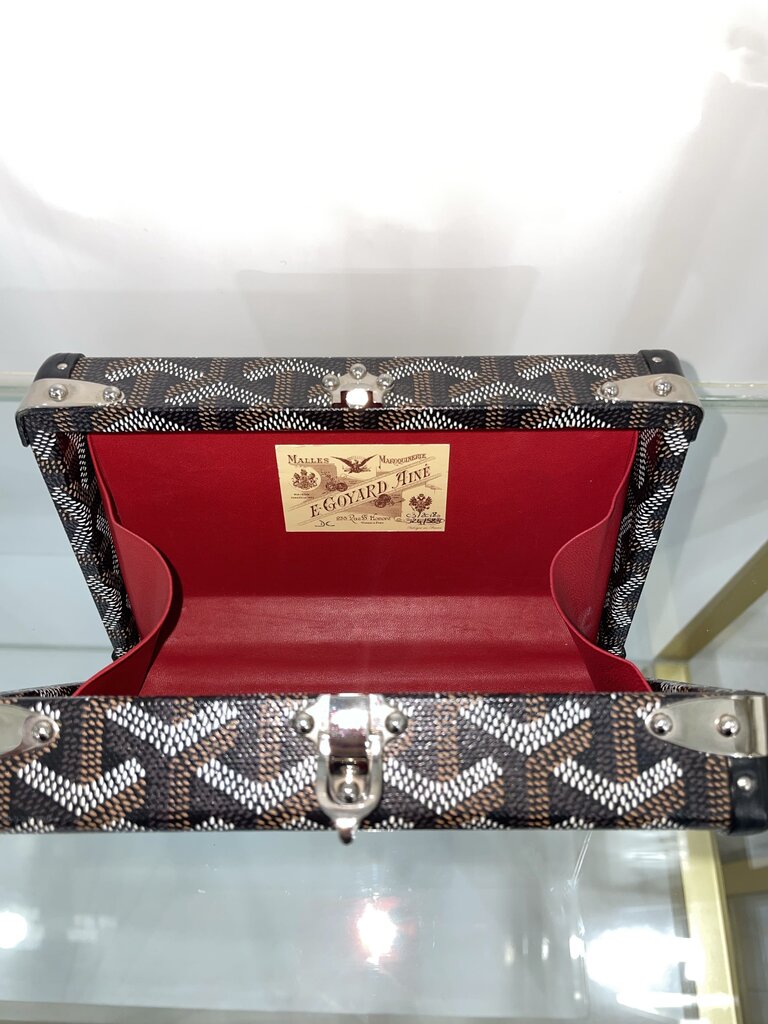 Goyard Navy Trunk Bag
