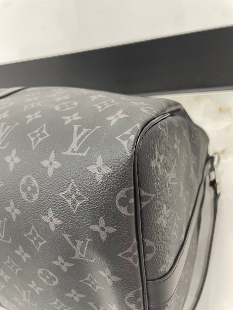 Louis Vuitton Eclipse Canvas / Monogram Keepall 50 *orig retail $2860*