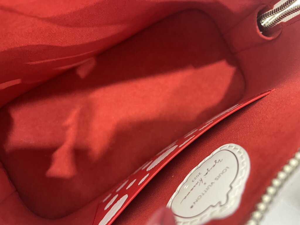 Louis Vuitton x YK White/Red Epi Alma BB