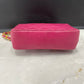 Chanel Pink Lambskin Leather 24k Gold Hardware Mini Crossbody