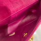 Chanel Pink Lambskin Leather 24k Gold Hardware Mini Crossbody