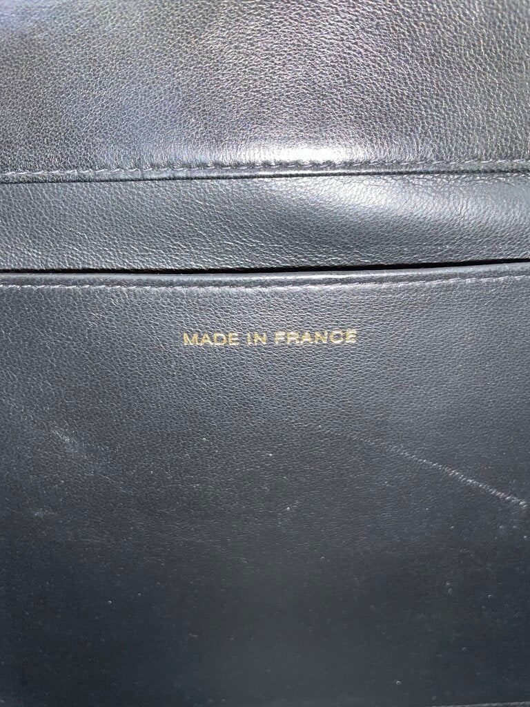 Chanel Black Quilted Patent Leather Timeless Tote