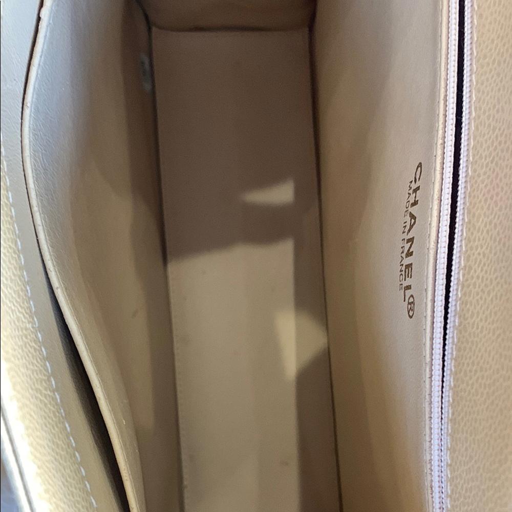 Chanel *RARE* Beige Cavier Leather Tote