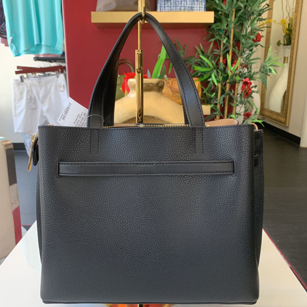 MK Black Emilia Large Satchel Handbag