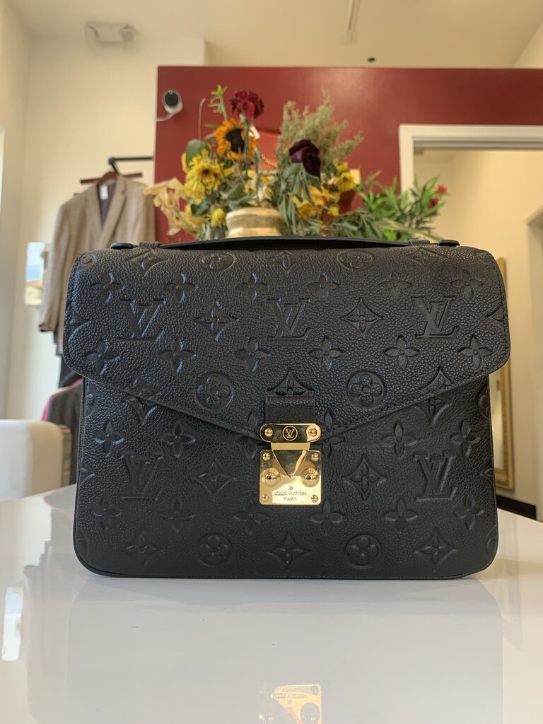 Louis Vuitton Metis Pochette Empreinte Noir Black Handbag *orig retail –  Maidenlane Designer Consignment