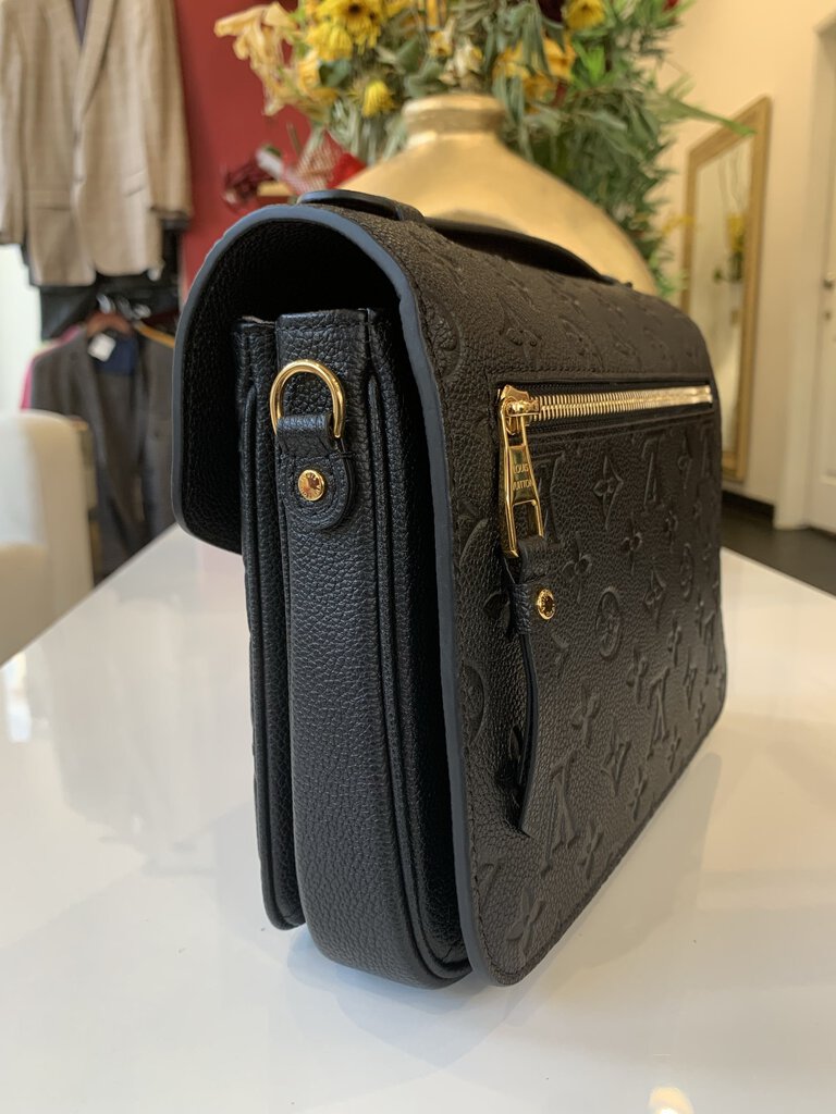 Louis Vuitton Metis Pochette Empreinte Noir Black Handbag *orig