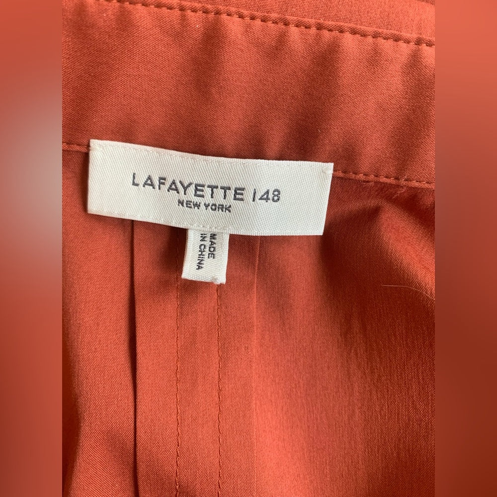 Lafayette 148 Button Up Dress w/ Belt